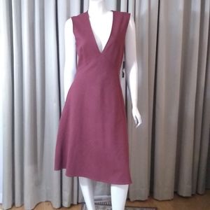 Final Price A4 Obakki 6 v neck sleeveless dress with pockets NWT